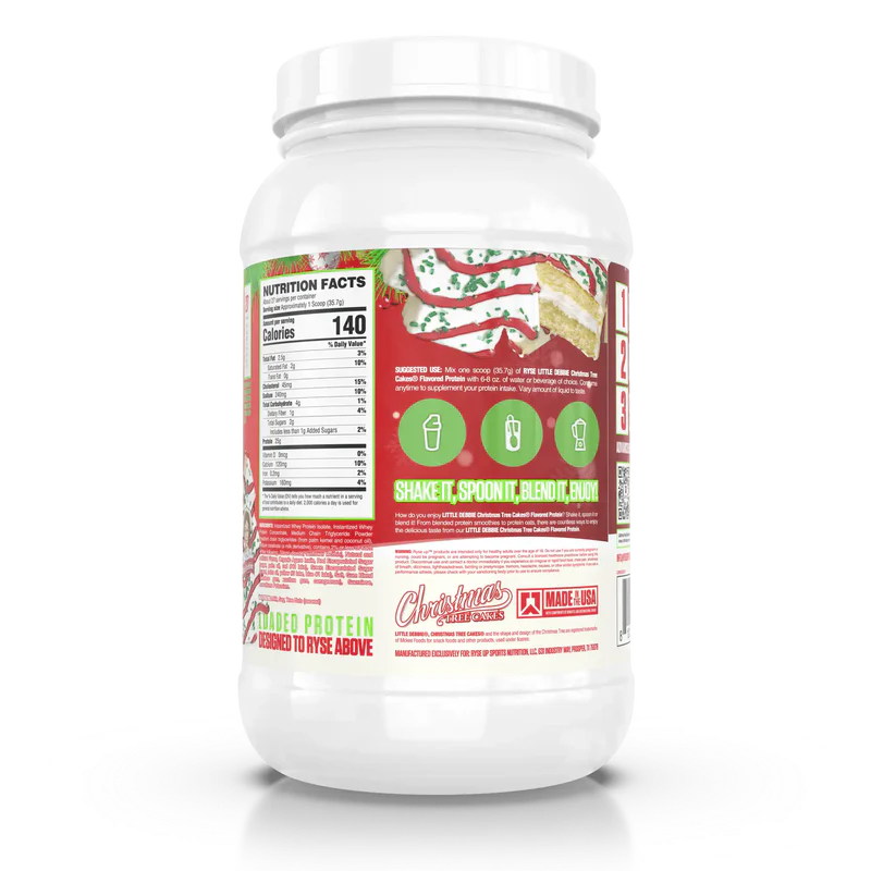 Nutrition label for Loaded Protein, Little Debbie® Christmas Tree Cakes