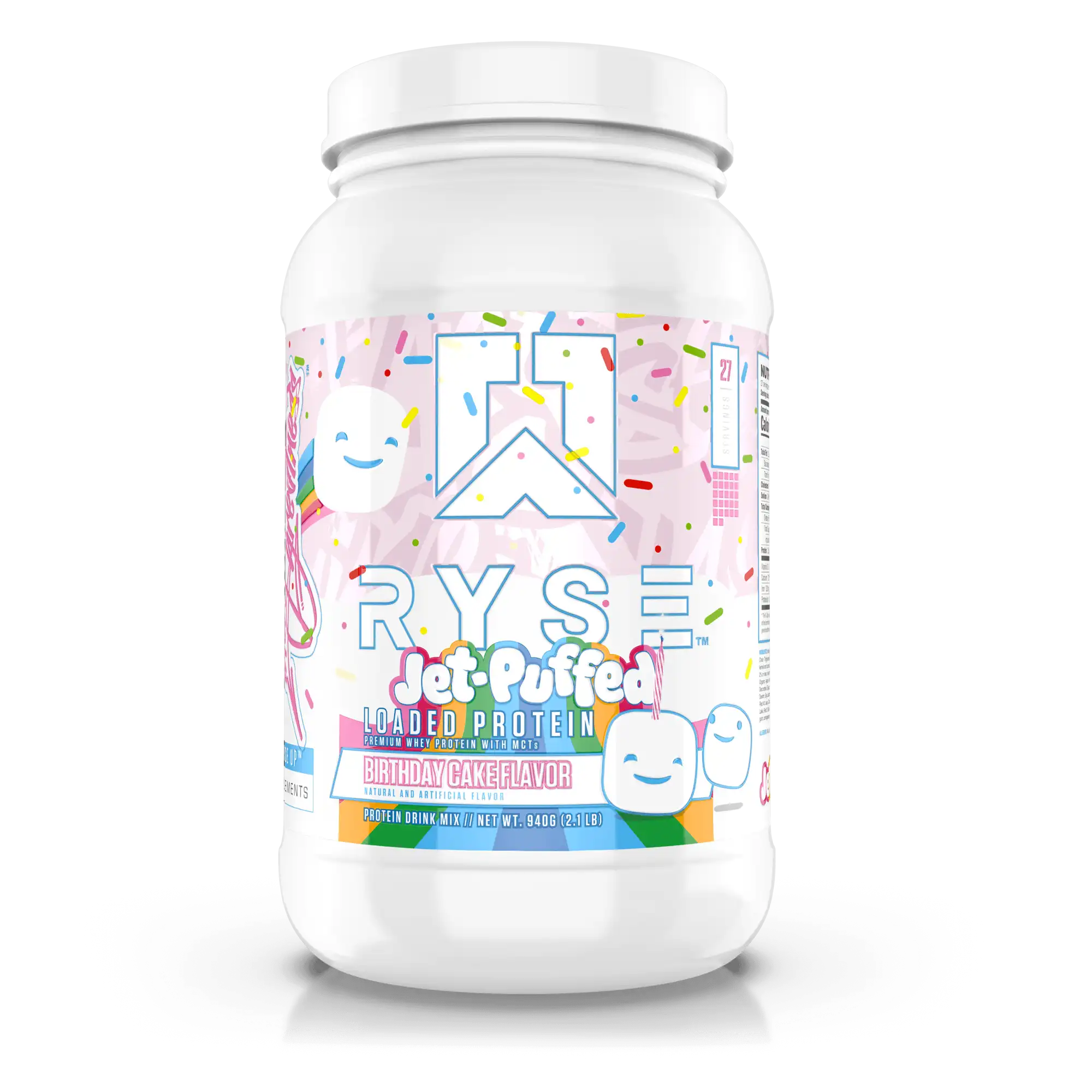 Loaded Protein, Jet-Puffed™ Birthday Cake