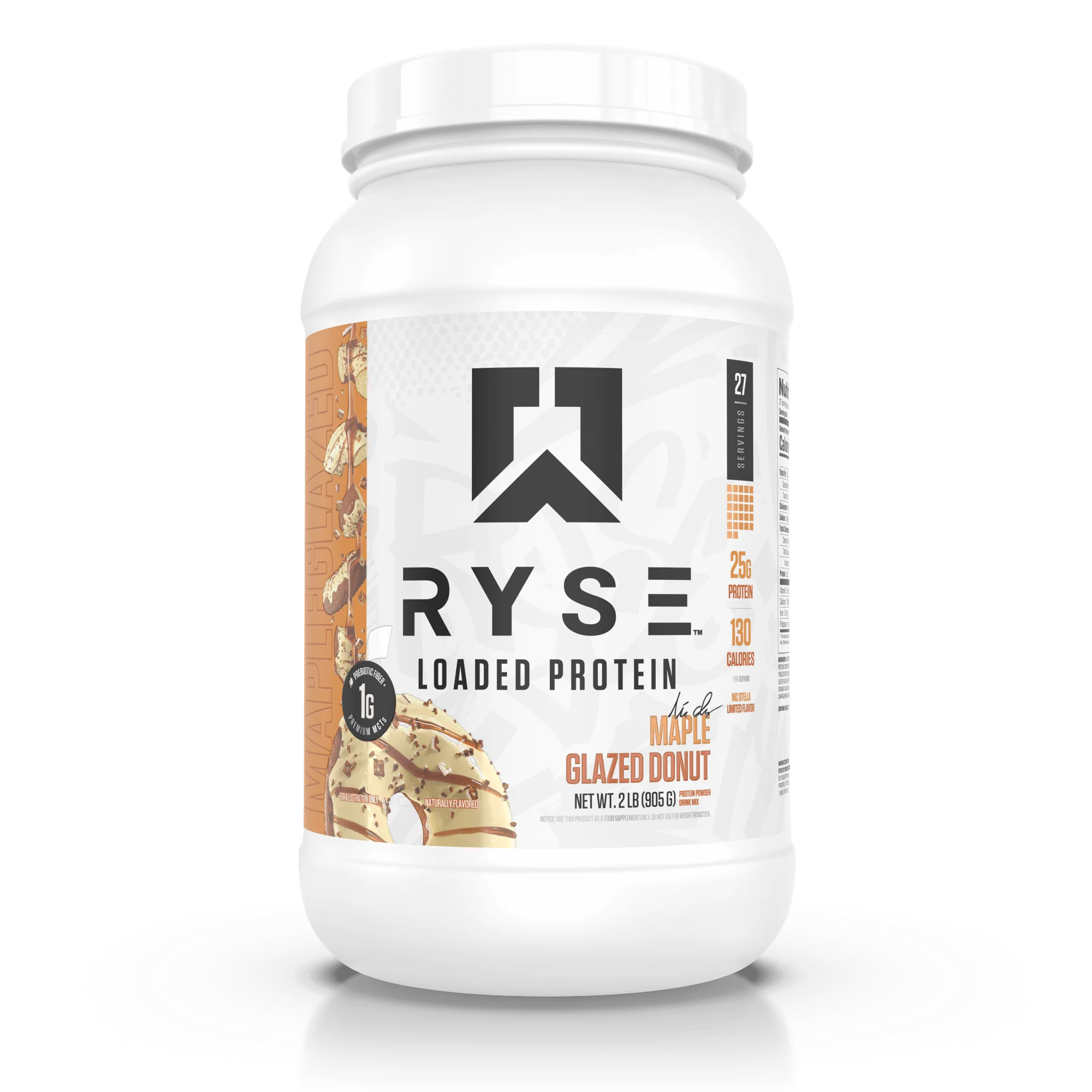 Loaded Protein, Maple Glazed Donut by Nic Stella