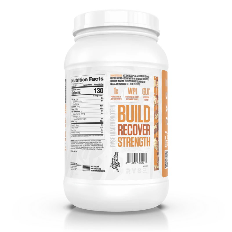 Nutrition label for Loaded Protein, Maple Glazed Donut by Nic Stella