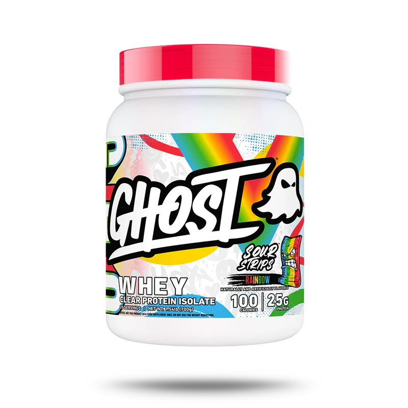 Ghost Clear Whey, Sour Strips® Rainbow