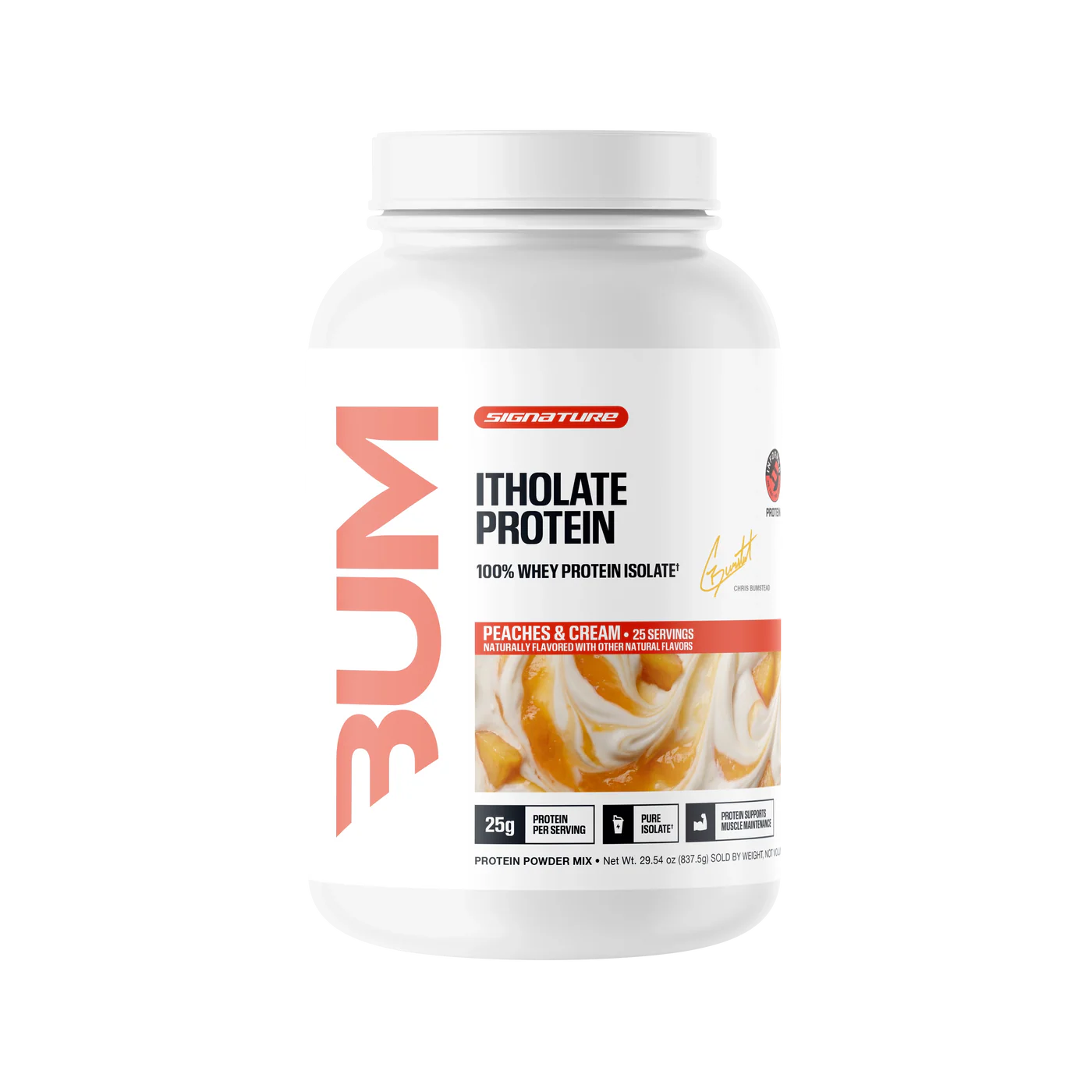 BUM Itholate Protein, Peaches & Cream