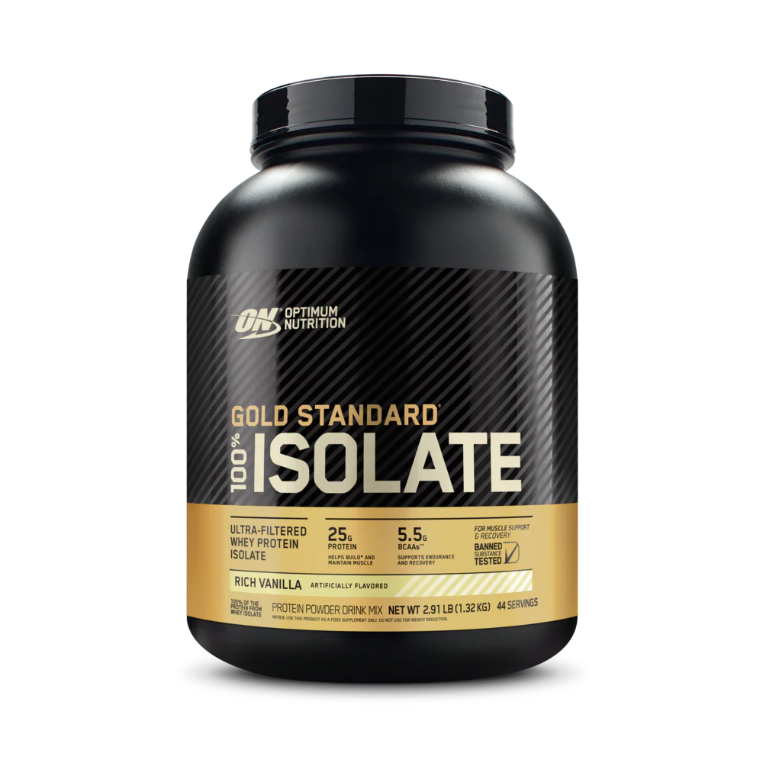 Gold Standard 100% Isolate Whey, Rich Vanilla