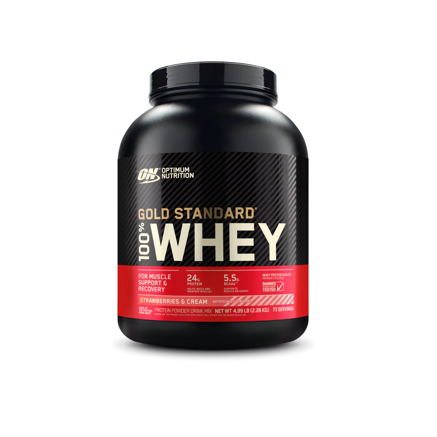 GOLD STANDARD 100% WHEY™, Strawberries & Cream