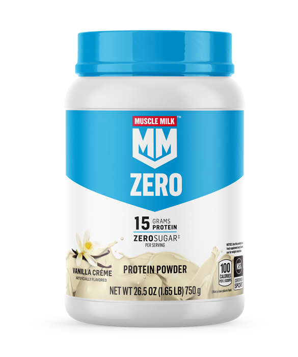 MUSCLE MILK ZERO Protein Powder, Vanilla Creme